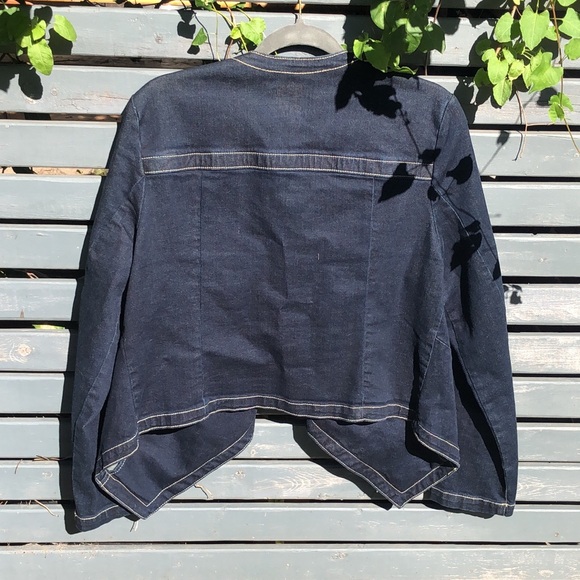 Love & Legend Size 16 Military Denim Jacket - Picture 2 of 11